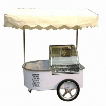Điện thoại di động kem hiển thị giỏ