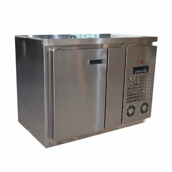 Bán buôn thép không gỉ nhà bếp dưới quầy bar tủ lạnh 