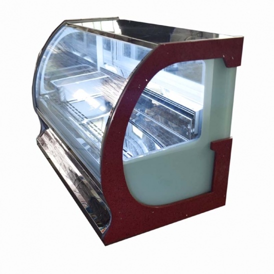 Để làm mát bằng không khí nhiệt độ thấp kem hiển thị nội các 