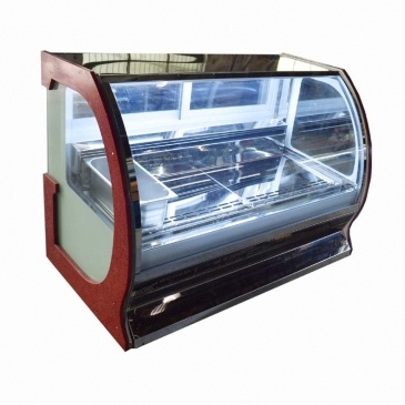 Máy tính để bàn kem hiển thị tủ lạnh