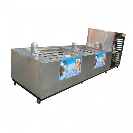 Trung quốc thép không gỉ thương mại trụ đóng băng máy 