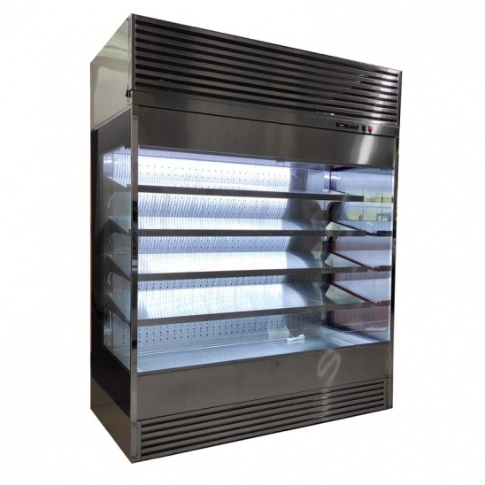 Nhà trực tiếp Tùy thép không gỉ mở hiển thị thực phẩm đông 