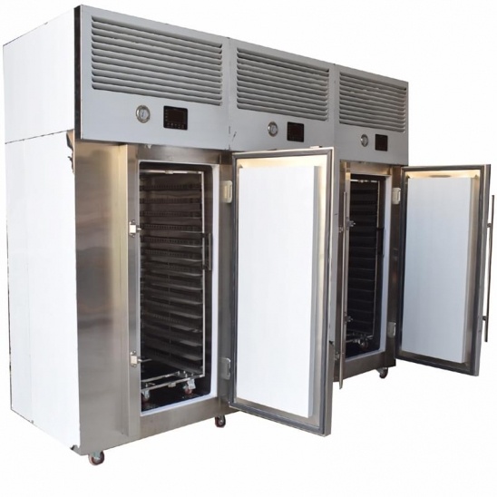 Bán hàng trực tiếp Trừ 40 độ thép không gỉ giỏ hàng ba cửa nổ tủ lạnh 
