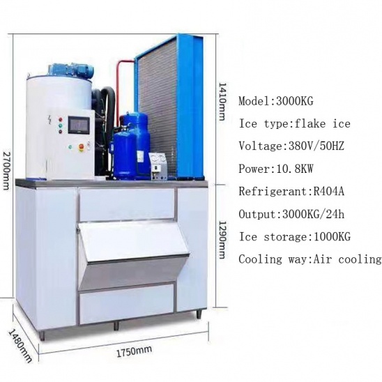 Bingyou 1 tấn chất lượng cao bông băng máy với băng lưu trữ 