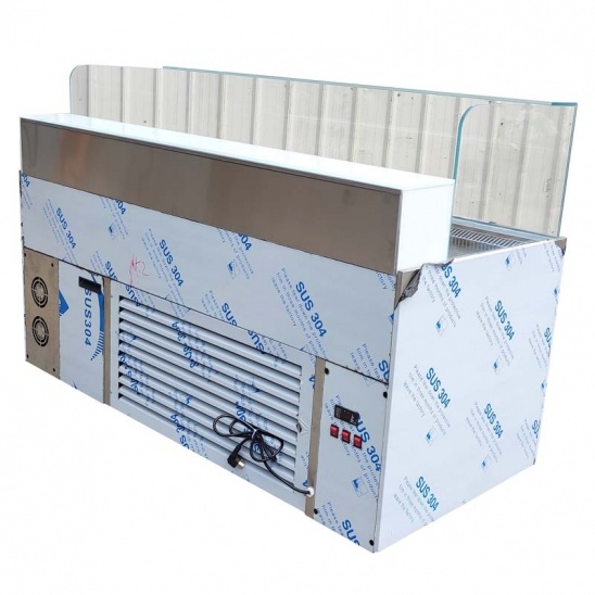 tùy chỉnh bằng thép không gỉ làm mát thực phẩm tủ lạnh 