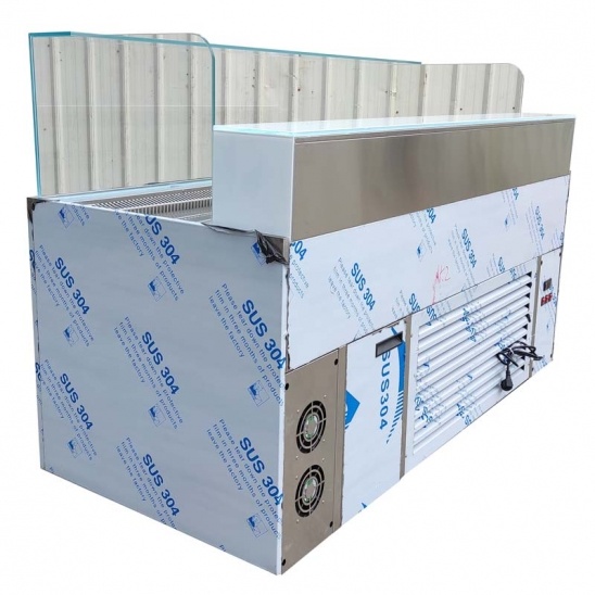 tùy chỉnh bằng thép không gỉ làm mát thực phẩm tủ lạnh 