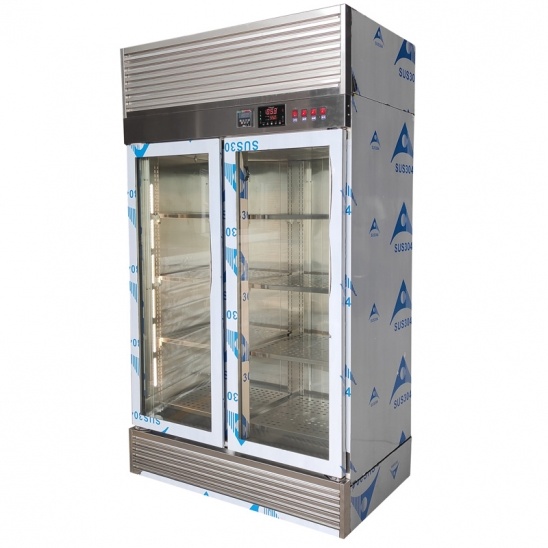 cung cấp tùy biến cửa kính đôi cửa tủ trưng bày thịt bò khô 